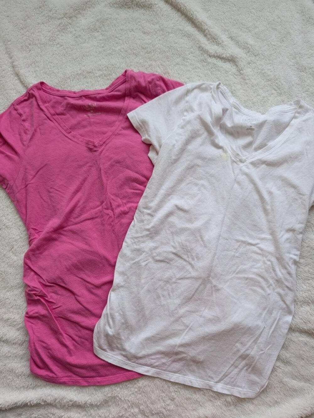 Two Isabel Maternity T Shirts Size M